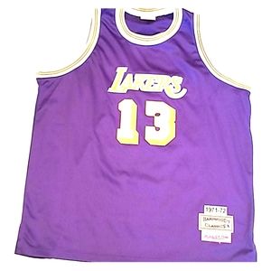 #13 Wilt Chamberlain Lakers Jersey